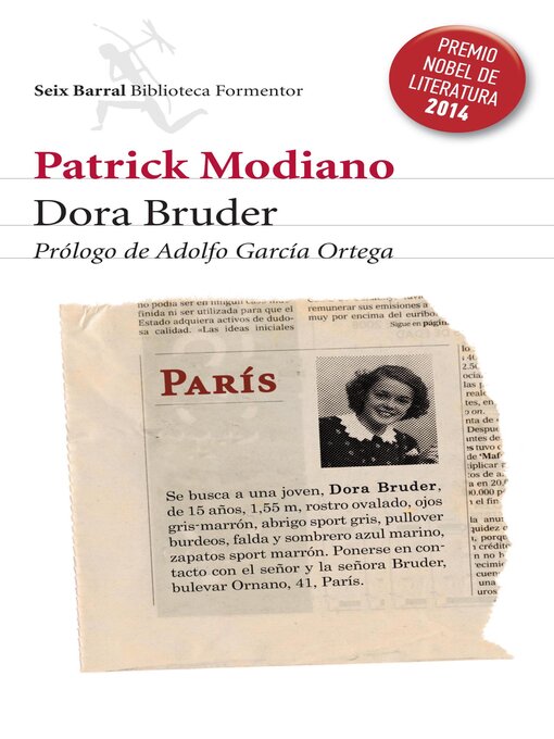 Title details for Dora Bruder by Patrick Modiano - Available